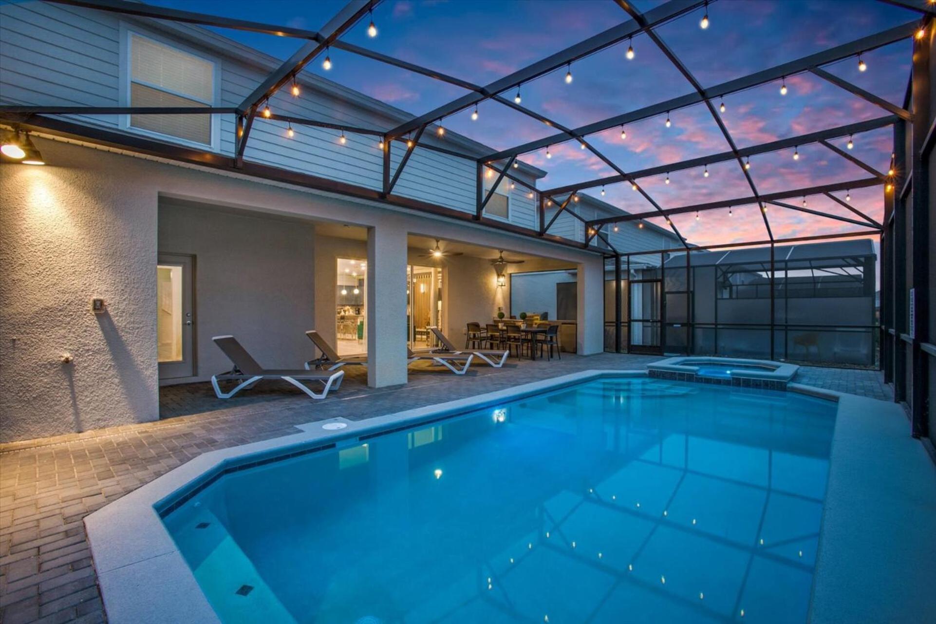 Orlando Villa 6463: Luxurious 10-Bedroom Retreat Дейвънпорт Екстериор снимка
